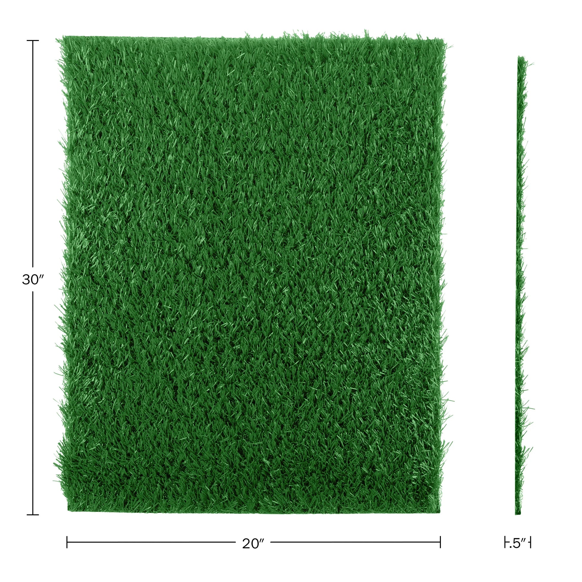 Set of 3 Replacement Turf Grass Pee Pads - Puppy Essentials